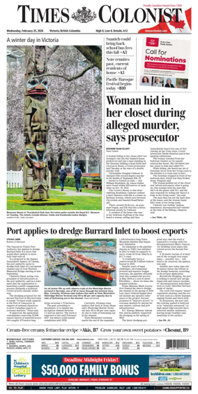 Cover of Times Colonist