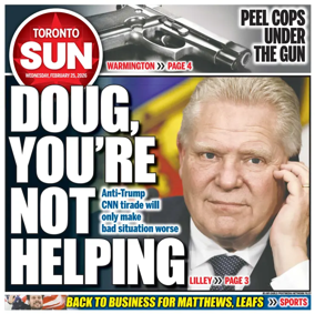 Cover of Toronto Sun