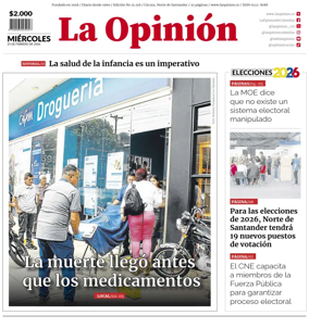 Cover of La Opinion