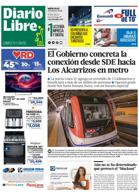 Cover of Diario Libre (Republica Dominicana)