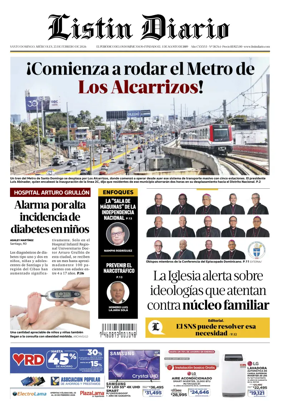 Cover of Listin Diario