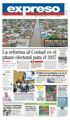 Cover of Diario Expreso