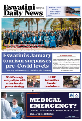 Cover of Eswatini Daily News