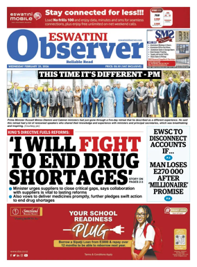 Cover of Eswatini Observer