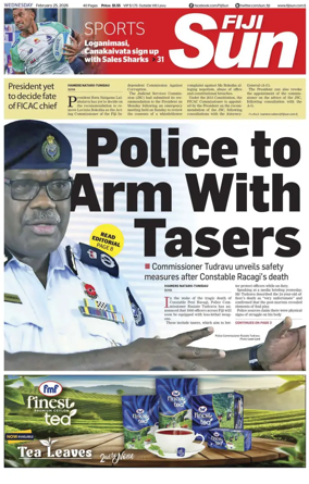 Cover of Fiji Sun