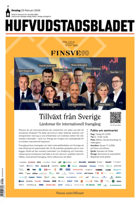 Cover of Hufvudstadsbladet