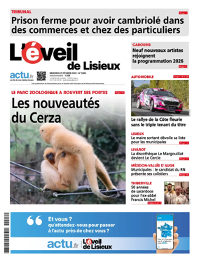 Cover of L'Eveil de Lisieux