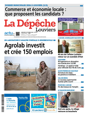 Cover of La Depeche Louviers