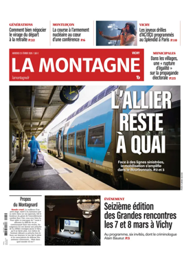 Cover of La Montagne (Vichy)