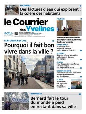 Cover of Le Courrier des Yvelines (Saint-Germain-en-Laye)