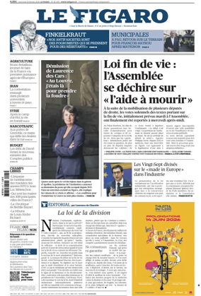 Cover of Le Figaro