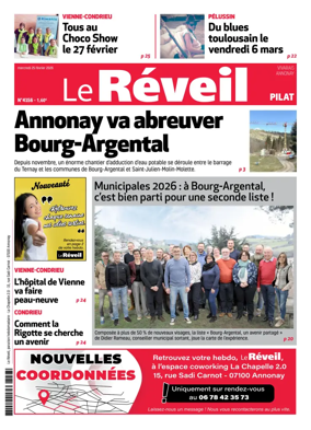 Cover of Le Reveil du Vivarais – edition Pilat