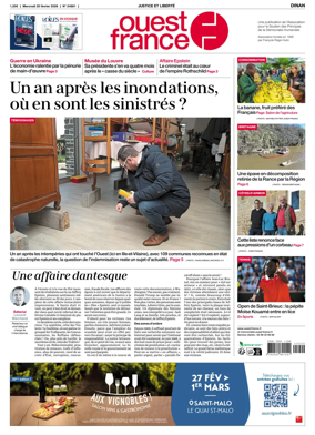 Cover of Ouest France (Dinan)