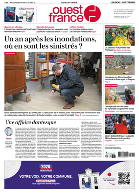 Cover of Ouest France (Loudeac / Rostrenen)