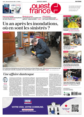 Cover of Ouest France (Mayenne)