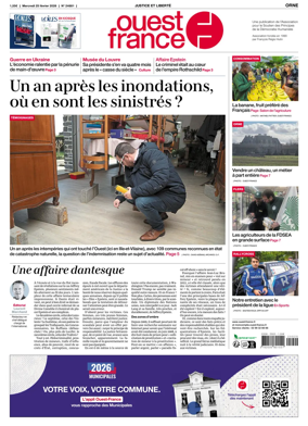 Cover of Ouest France (Orne)