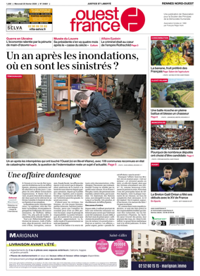 Cover of Ouest-France (Rennes Nord-Ouest)