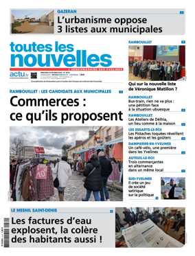 Cover of Toutes les Nouvelles (Rambouillet / Chevreuse)