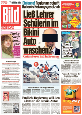 Cover of BILD Frankfurt