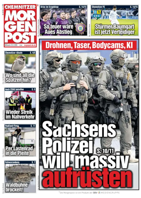 Cover of Chemnitzer Morgenpost