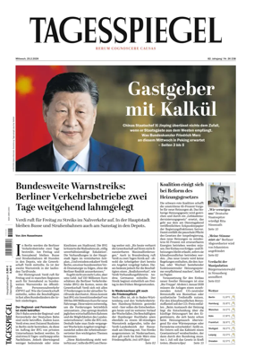 Cover of Der Tagesspiegel