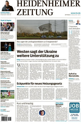 Cover of Heidenheimer Zeitung