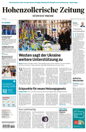 Cover of Hohenzollerische Zeitung