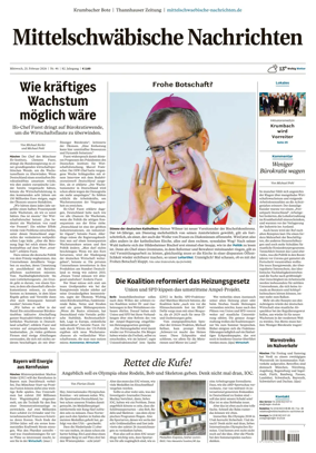 Cover of Mittelschwaebische Nachrichten