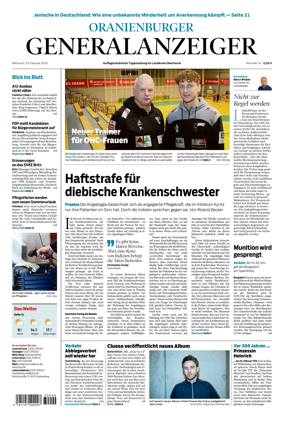 Cover of Oranienburger Generalanzeiger