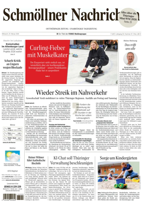 Cover of Ostthuringer Zeitung (Schmolln)