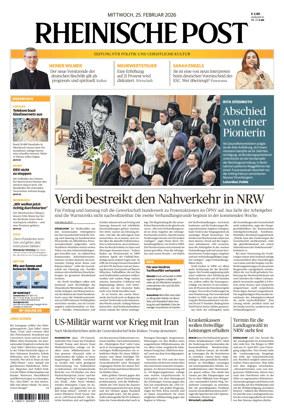 Cover of Rheinische Post Duesseldorf Meerbusch