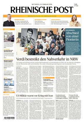 Cover of Rheinische Post – Dusseldorf Stadt