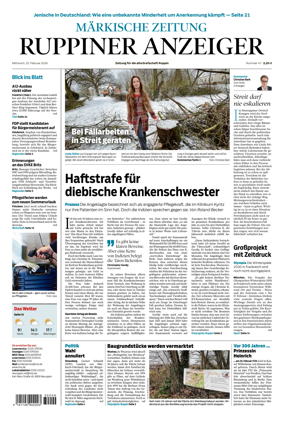 Cover of Ruppiner Anzeiger
