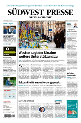 Cover of SUDWEST PRESSE - Neckar-Chronik
