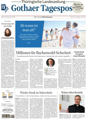 Cover of Thuringische Landeszeitung (Gotha)