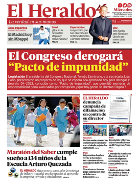 Cover of Diario El Heraldo