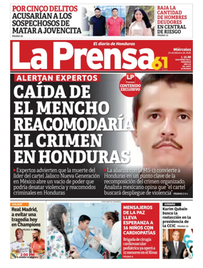 Cover of Diario La Prensa