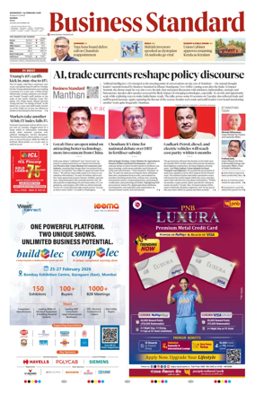 Cover of Business Standard