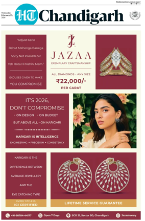 Cover of Hindustan Times (Chandigarh) - Live