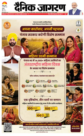 Cover of Dainik Jagran - Chandigarh