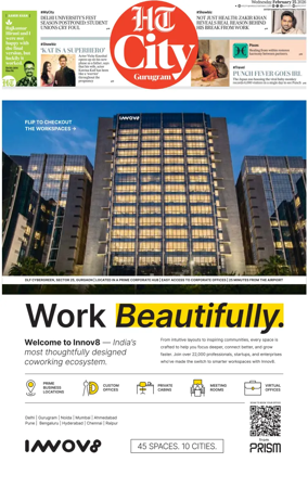 Cover of Hindustan Times (Gurgaon) - City