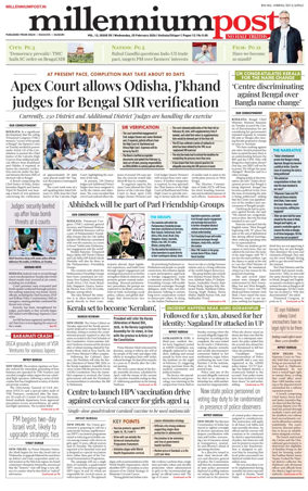 Cover of Millennium Post (Kolkata)