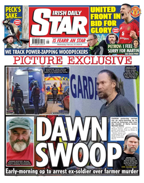 Cover of Irish Daily Star