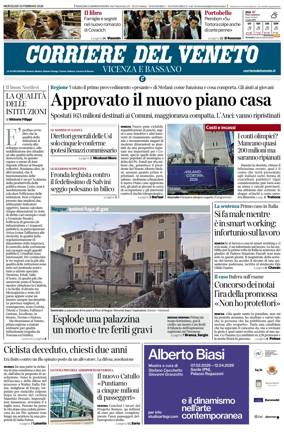Cover of Corriere del Veneto (Vicenza e Bassano)