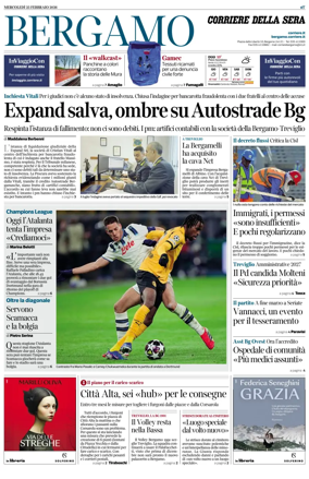 Cover of Corriere della Sera (Bergamo)