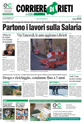 Cover of Corriere di Rieti