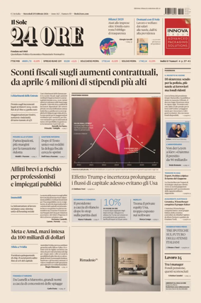 Cover of Il Sole 24 Ore