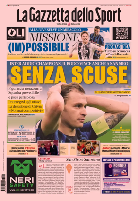 Cover of La Gazzetta dello Sport - Milano