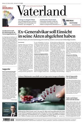 Cover of Liechtensteiner Vaterland