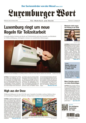 Cover of Luxemburger Wort